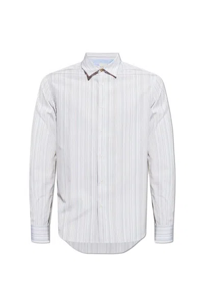 Paul Smith Men's Mens Sc Slim Fit Shirt In White