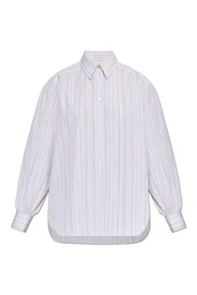 Paul Smith Striped Shirt In Blue
