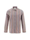 Shop Paul Smith Mens S/c Slim Fit Shirt Clothing In Multicolour