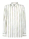 Paul Smith Women's White 'infloressence' Cotton-silk Shirt In White