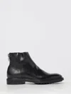 Paul Smith Black Leather Nik Boots In Gray