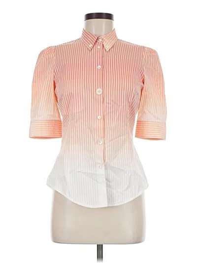 Pre-owned Paul Smith Short Sleeve Blouse In Orange