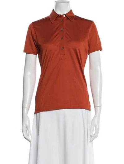 Pre-owned Paul Smith Short Sleeve Polo In Orange