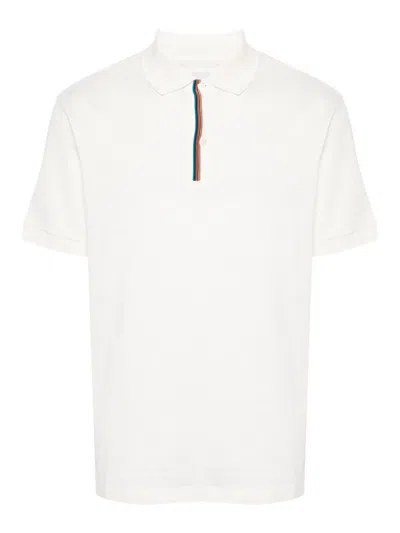Paul Smith Short Sleeve Polo In White
