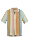 Paul Smith Multicolor Oversized Smith Stripe Shirt In Multicolour