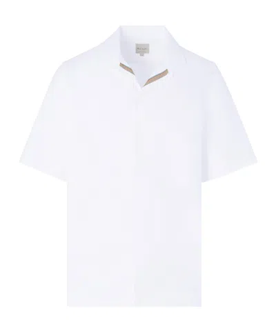 Paul Smith Short Sleeve Shirt In White