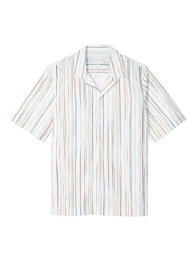 Paul Smith Short-sleeve Shirt In White