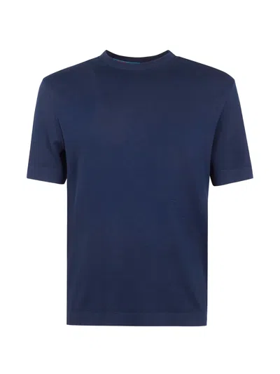 Paul Smith Mens Integrated Rib T-shirt In Multi