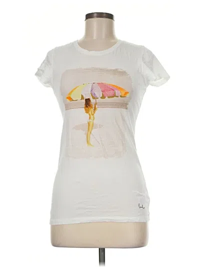 Pre-owned Paul Smith Short Sleeve T-shirt In Ivory