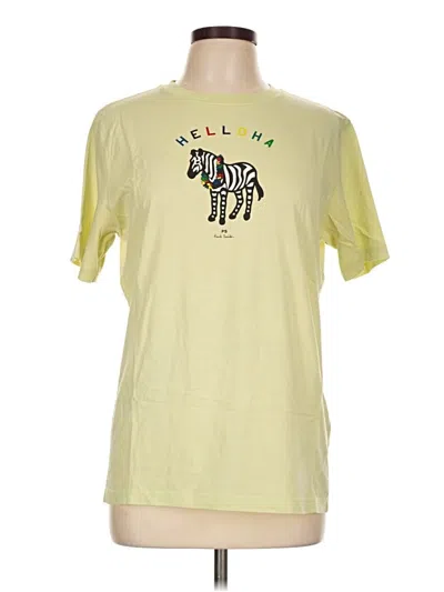 Pre-owned Paul Smith Short Sleeve T-shirt In Yellow