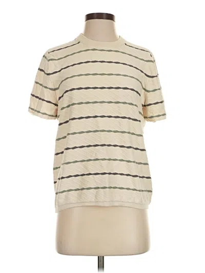 Pre-owned Paul Smith Short Sleeve Turtleneck In Ivory