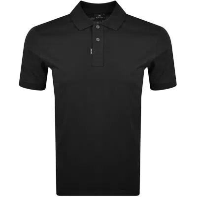 Paul Smith Short Sleeved Polo T Shirt Black