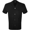 Paul Smith A Short Sleeved Shirt In Black