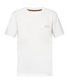 Paul Smith Text-embroidered Crew-neck T-shirt In White