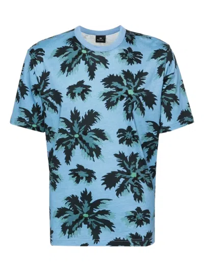 Paul Smith Short-sleeved T-shirt In Blue