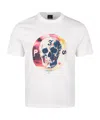 Shop Paul Smith Ps  Graphic-printed Crewneck T-shirt In White