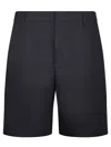 Paul Smith Man Shorts & Bermuda Shorts Midnight Blue Size L Cotton