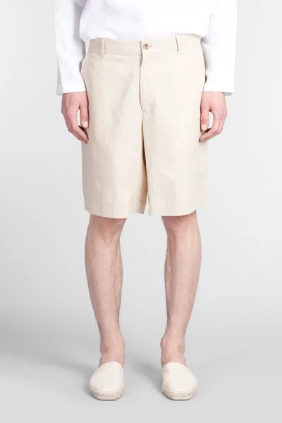 Paul Smith Shorts In Beige Linen