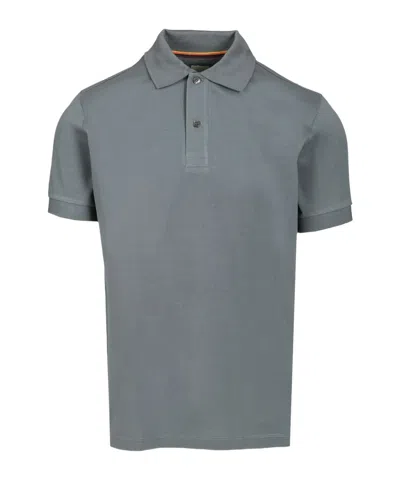 Paul Smith Short-sleeved Polo Shirt In Gray