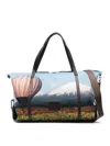 Paul Smith Signature Stripe Balloon Holdall In Multicolour
