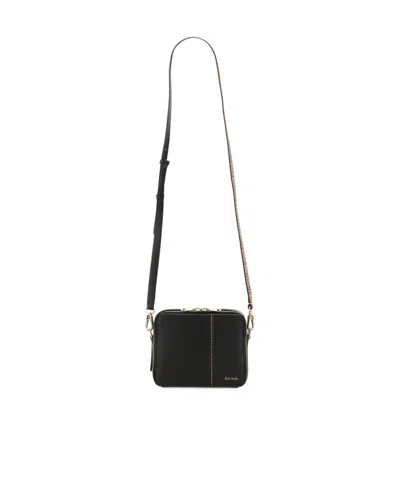 Paul Smith Shoulder Bag With Logo In Black