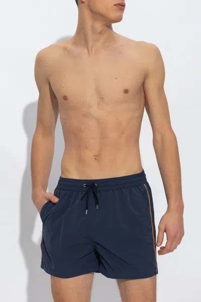 PAUL SMITH PAUL SMITH SIDE-STIPE SWIMMING SHORTS