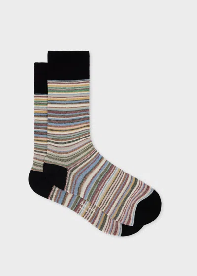 Paul Smith Men Sock Spring Sig In Neutral
