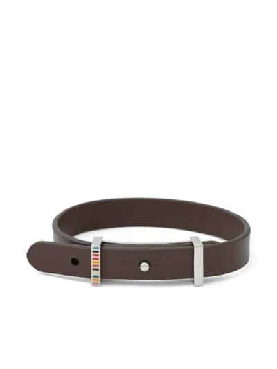 PAUL SMITH SIGNATURE-BUCKLE BRACELET