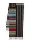 PAUL SMITH SIGNATURE MASH UP WOOL SCARF