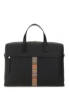 Paul Smith Leather Signature Stripe Briefcase