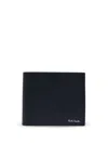 Paul Smith Signature Stripe Balloon Wallet In Black