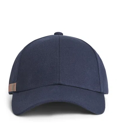 Paul Smith Signature Stripe Baseball Cap In Blue