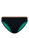 Paul Smith Signature Stripe Bikini Bottoms In Blue