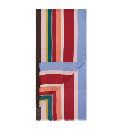 Paul Smith Signature Stripe Block Scarf