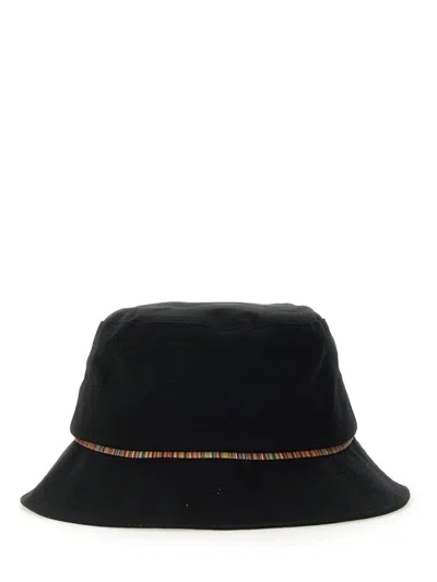 Paul Smith Bucket Hat With Logo In Black