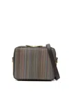 Paul Smith Signature Stripe Camera Bag In Green