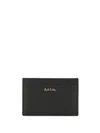 Paul Smith Signature Stripe Cardholder In Black