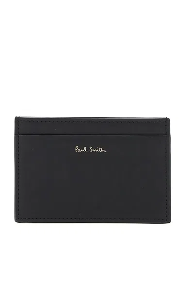 Paul Smith Signature Stripe Cardholder In Black (black)
