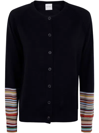 PAUL SMITH SIGNATURE-STRIPE CARDIGAN