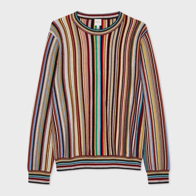 Paul Smith 'signature Stripe' Cashmere Sweater Multicolour