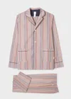 Paul Smith 'signature Stripe' Cotton Pyjama Set Multicolour In Multicolour