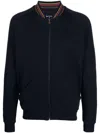 Paul Smith Signature Stripe Cotton Sweatshirt In Black