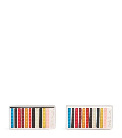Paul Smith Signature Stripe Cufflinks