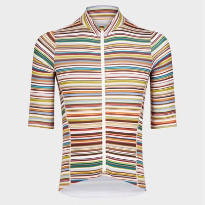 Paul Smith 'signature Stripe' Cycling Jersey Multicolour