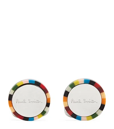 Paul Smith Signature Stripe Edge Cufflinks