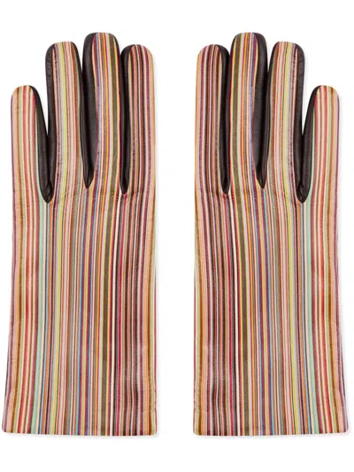 PAUL SMITH SIGNATURE STRIPE GLOVES
