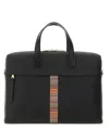 Paul Smith Signature Stripe Handbag In Black