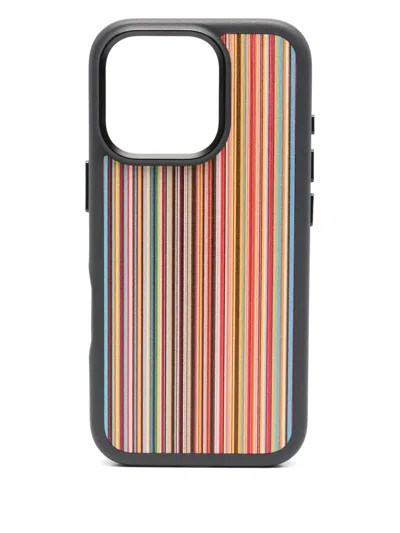 PAUL SMITH SIGNATURE STRIPE IPHONE 16 PRO CASE