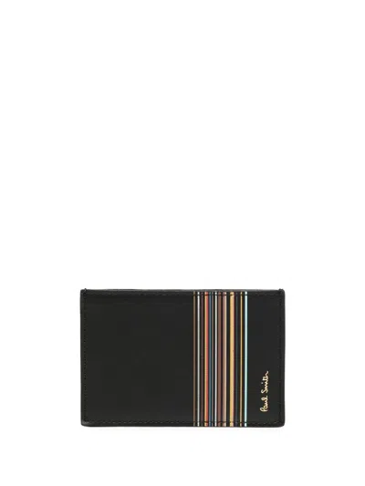 Paul Smith Signature Stripe Leather Cardholder