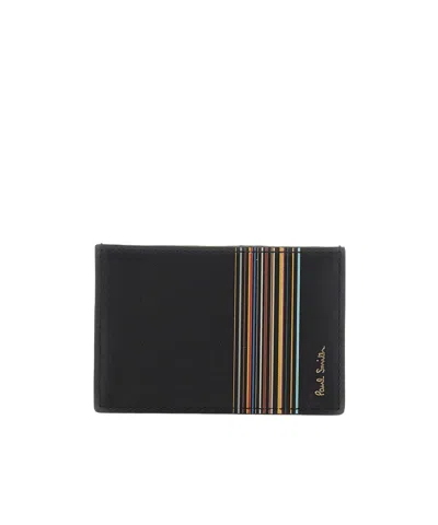 PAUL SMITH PAUL SMITH SIGNATURE STRIPE CARD HOLDER